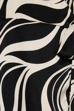 M&Co Womens Black Swirl Print Midi Wrap Dress><noscript><img width=