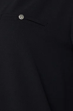 M&Co Womens Black Tab Sleeve Blouse><noscript><img width=