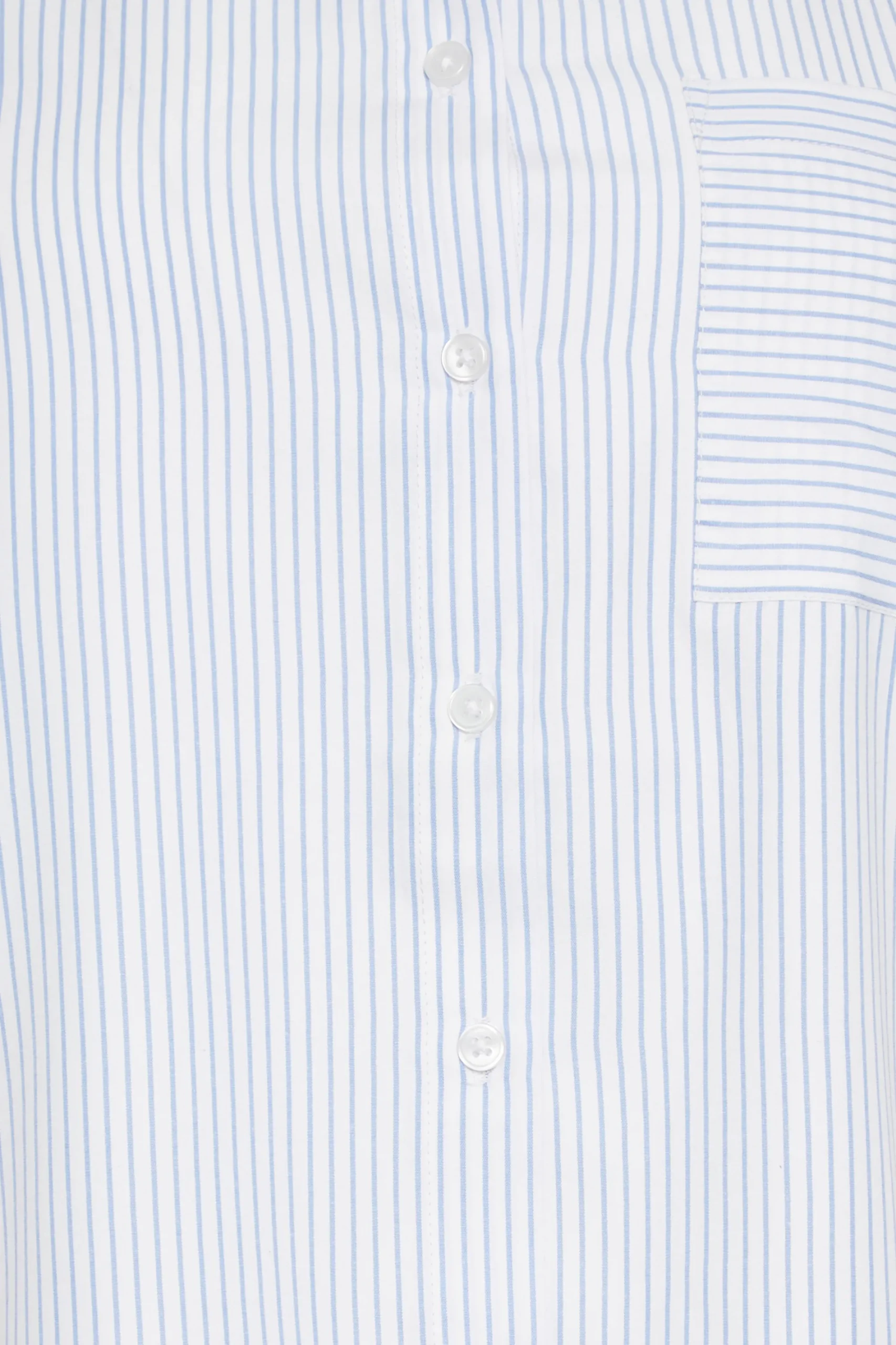 M&Co Womens Blue & White Striped Shirt>Women Shirts
