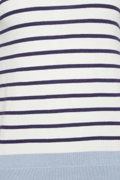 M&Co Womens Blue & White Stripe Jumper><noscript><img width=