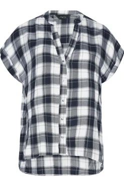 M&Co Womens Blue Check Print Shirt><noscript><img width=