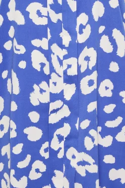 M&Co Womens Blue Leopard Print Blouse><noscript><img width=