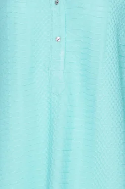 M&Co Womens Blue Textured Placket Shirt><noscript><img width=