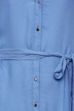 M&Co Womens Blue Tie Waist Blouse><noscript><img width=
