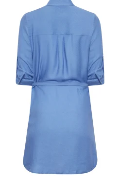 M&Co Womens Blue Tie Waist Blouse><noscript><img width=