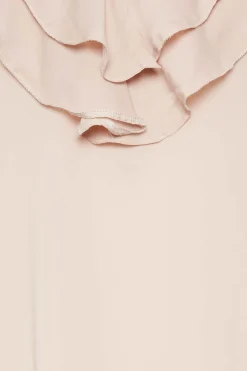 M&Co Womens Blush Pink Frill Front Blouse><noscript><img width=
