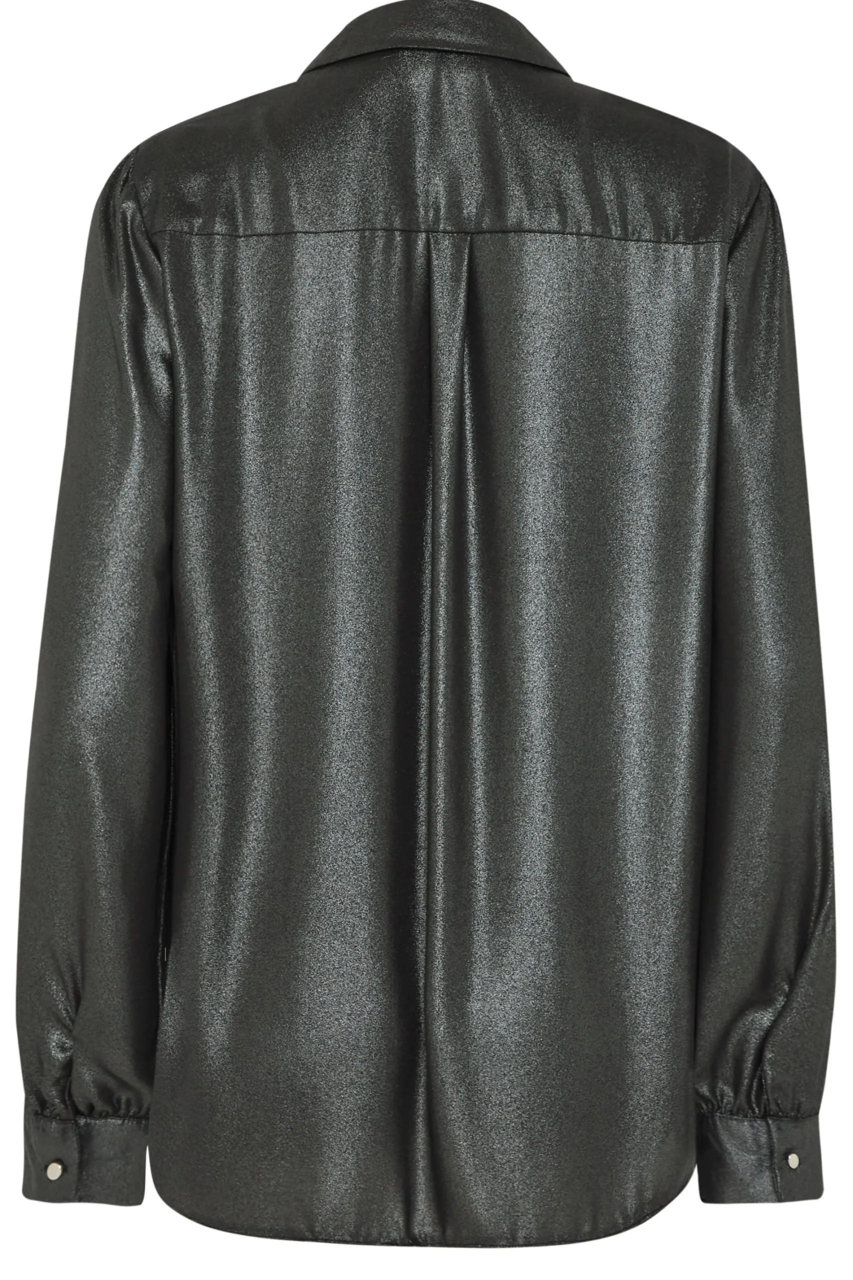 M&Co Womens Dark Grey Metallic Shirt>Women Shirts