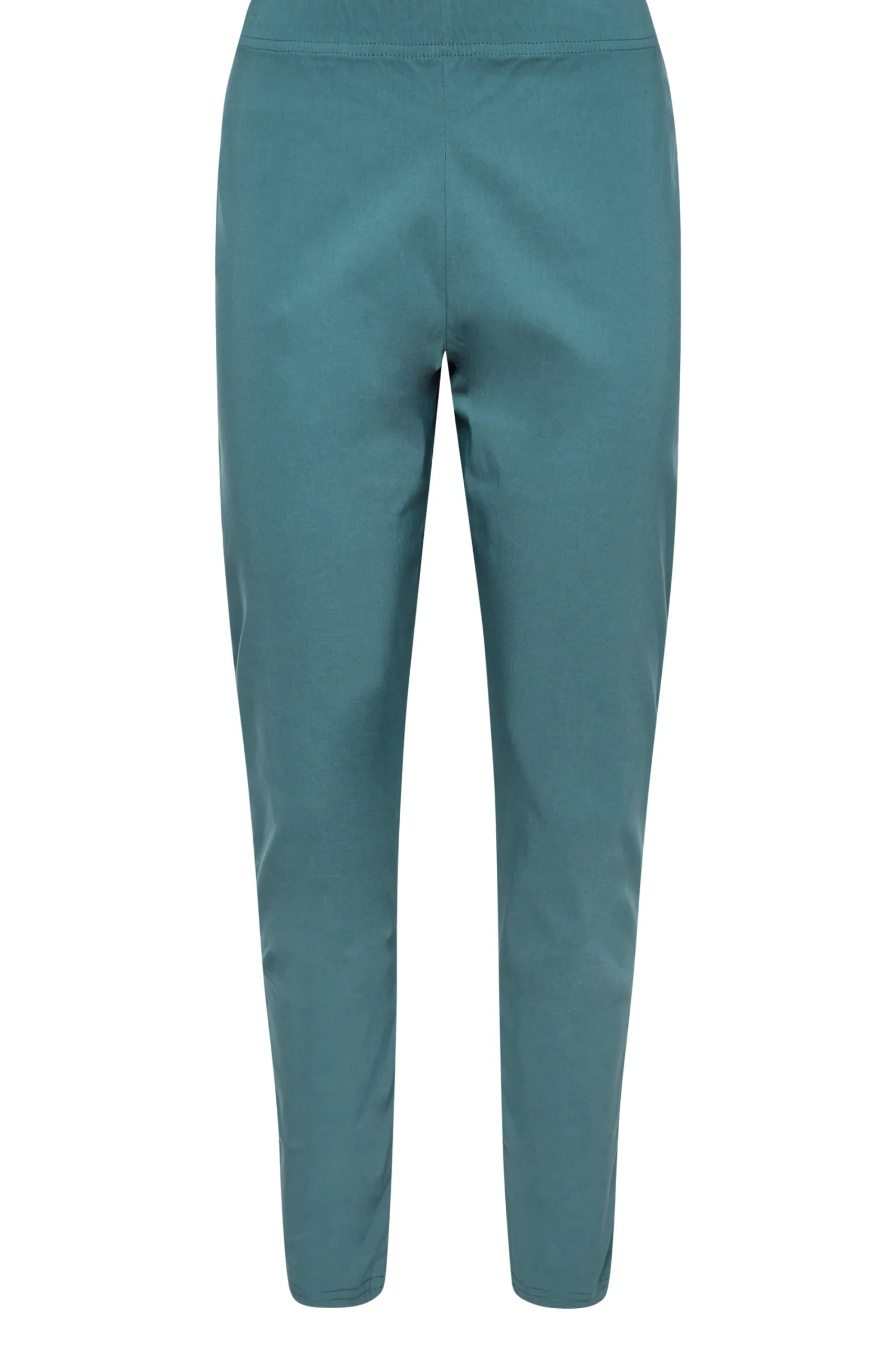 M&Co Womens Denim Blue Stretch Bengaline Trousers>Women Trousers