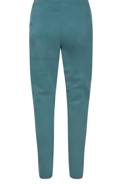 M&Co Womens Denim Blue Stretch Bengaline Trousers><noscript><img width=