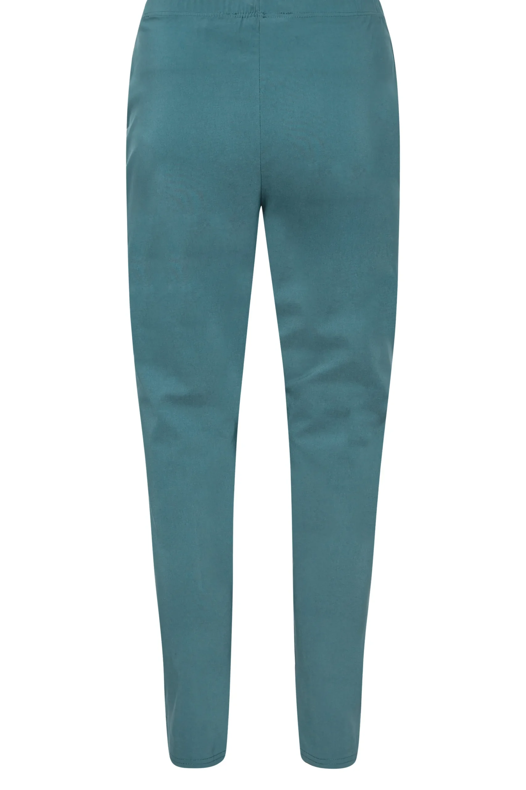M&Co Womens Denim Blue Stretch Bengaline Trousers>Women Trousers