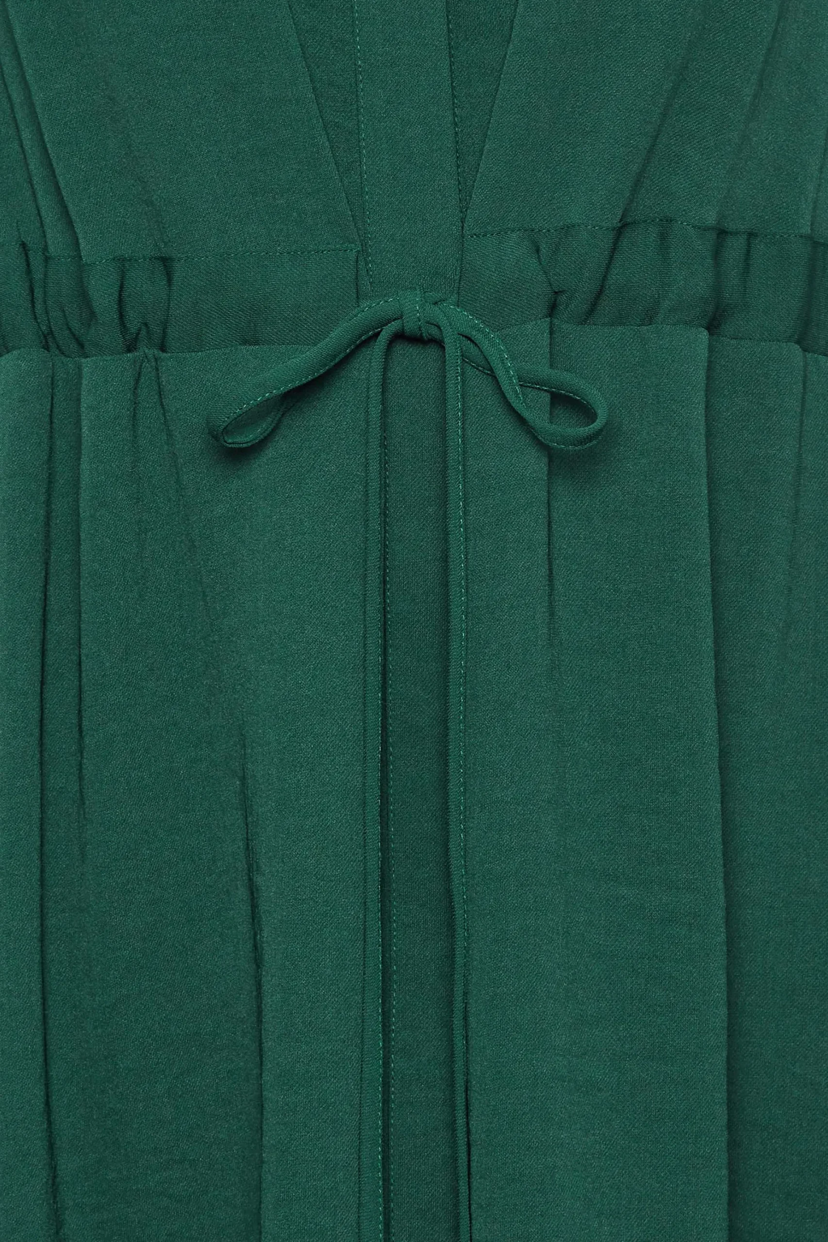 M&Co Womens Emerald Green Tie Waist Tunic Shirt>Women Shirts