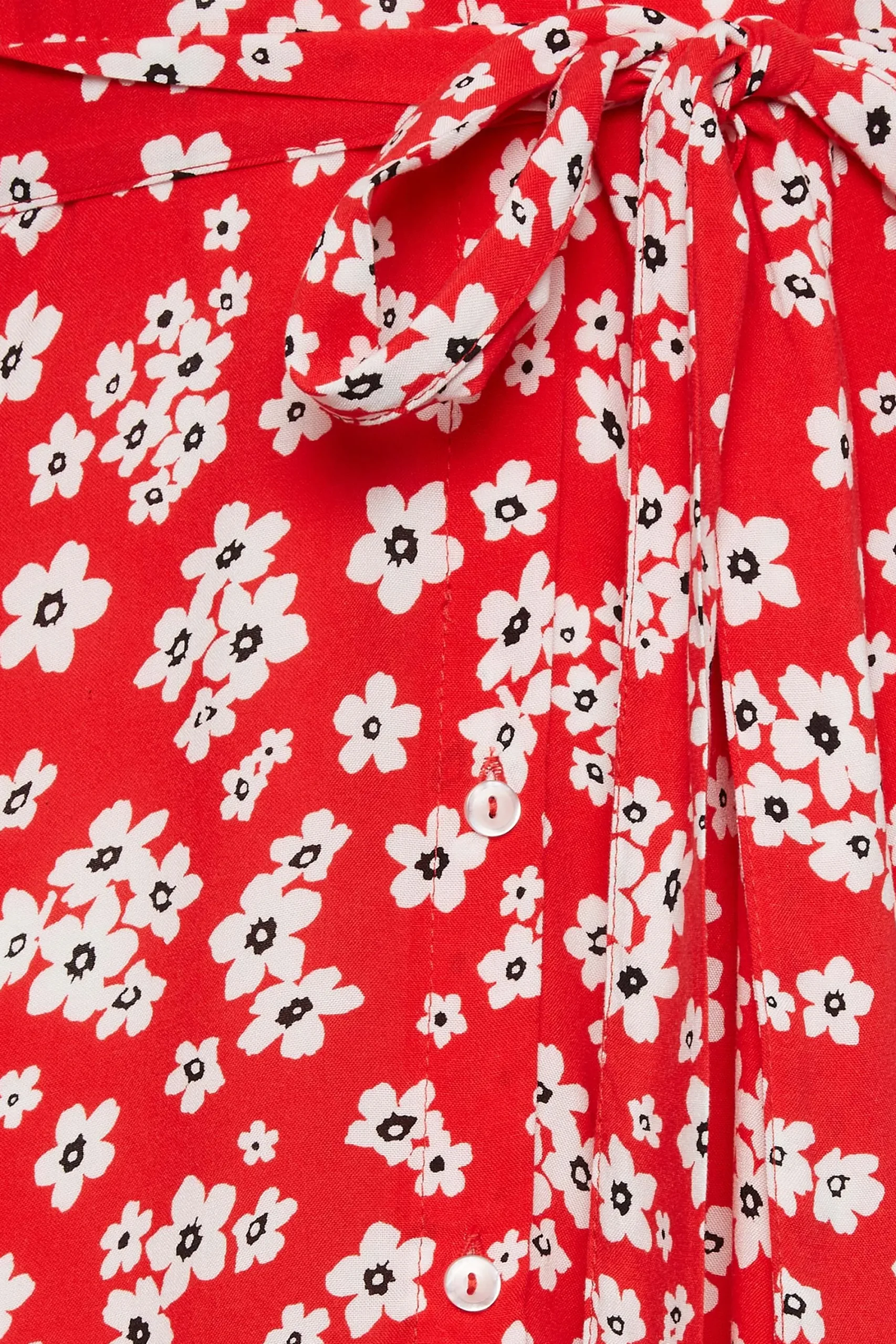 M&Co Womens Floral Print Button Through Midi Dress>Women Wedding Guest Dresses