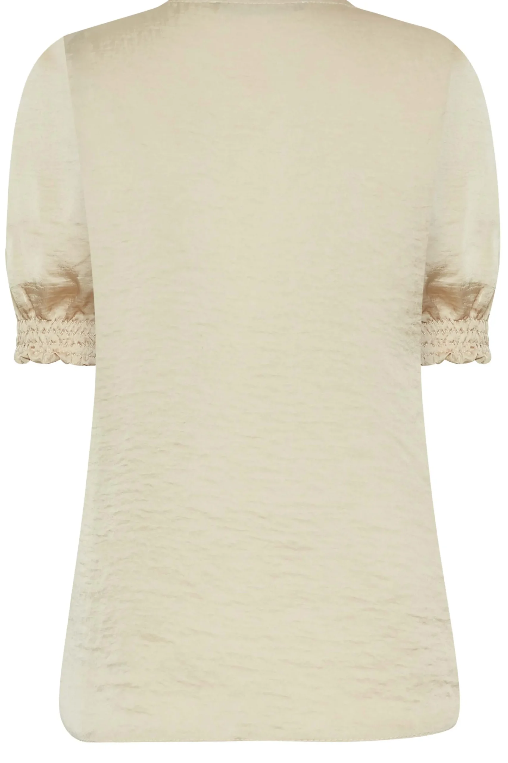 M&Co Womens Gold Frill Front Blouse>Women Short Sleeve Tops