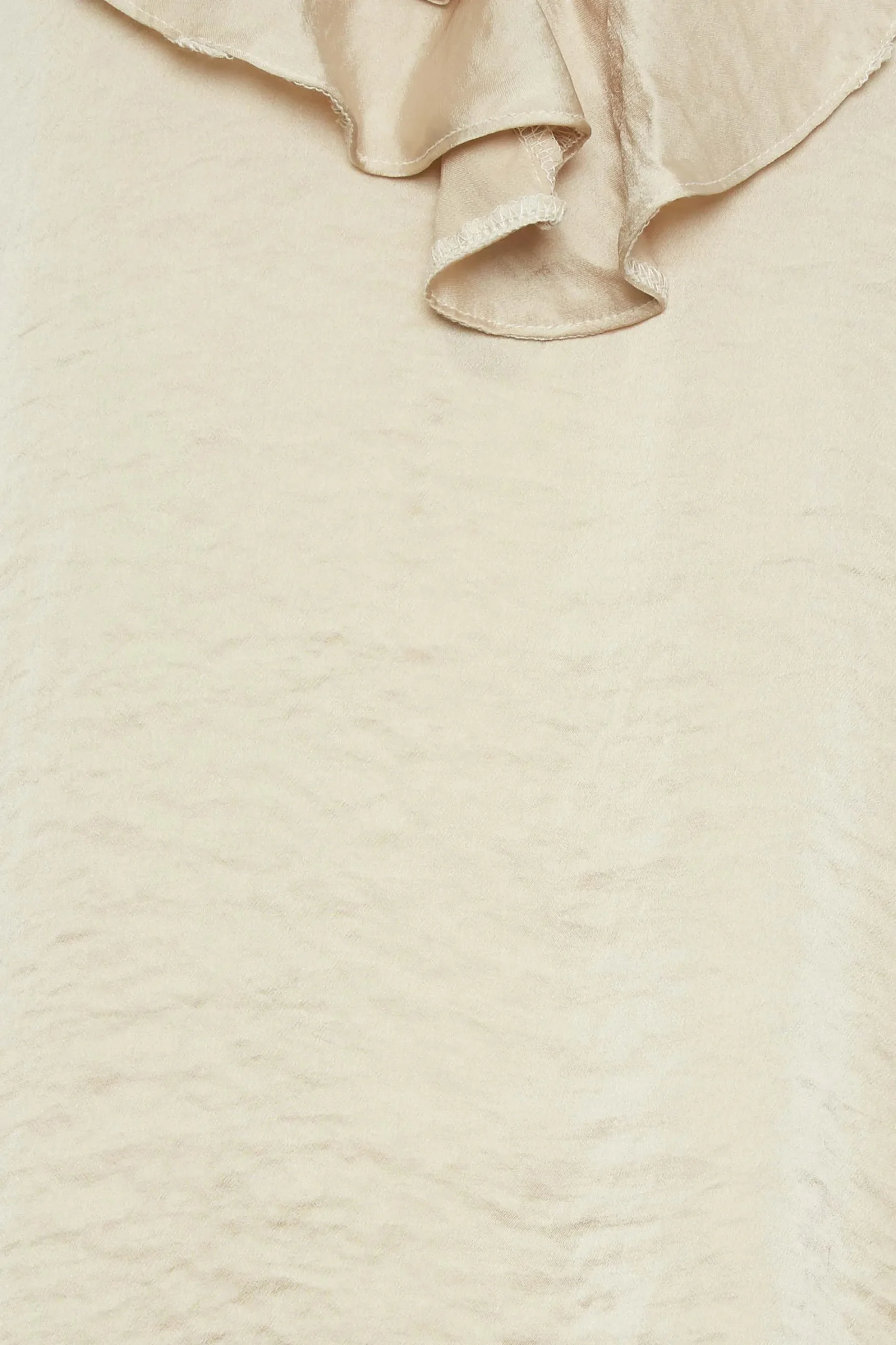 M&Co Womens Gold Frill Front Blouse>Women Short Sleeve Tops