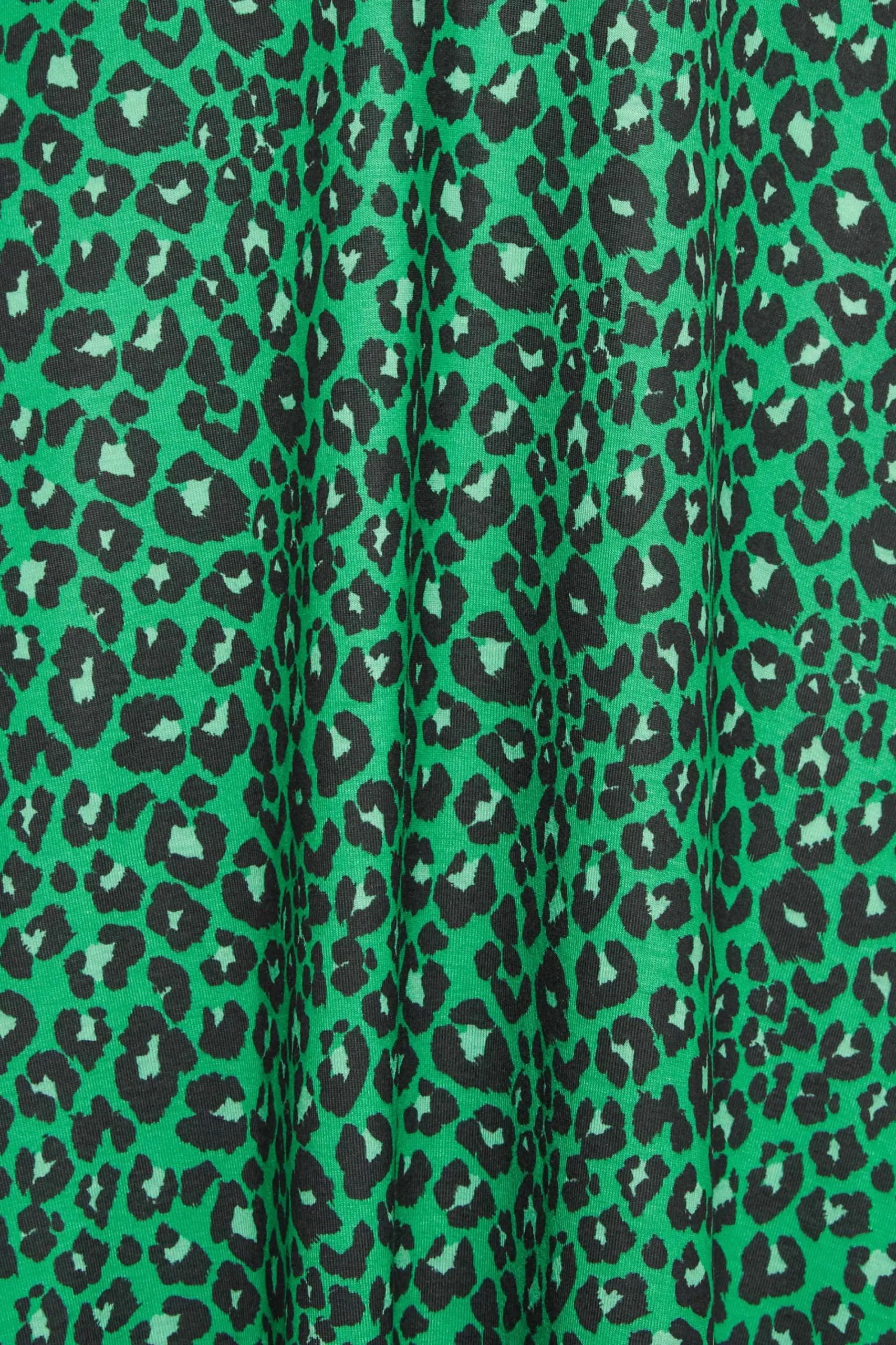 M&Co Womens Green Animal Print Dress>Women Midi Dresses