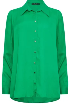 M&Co Womens Green Button Through Tunic Shirt><noscript><img width=