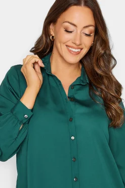 M&Co Womens Green Button Through Shirt><noscript><img width=