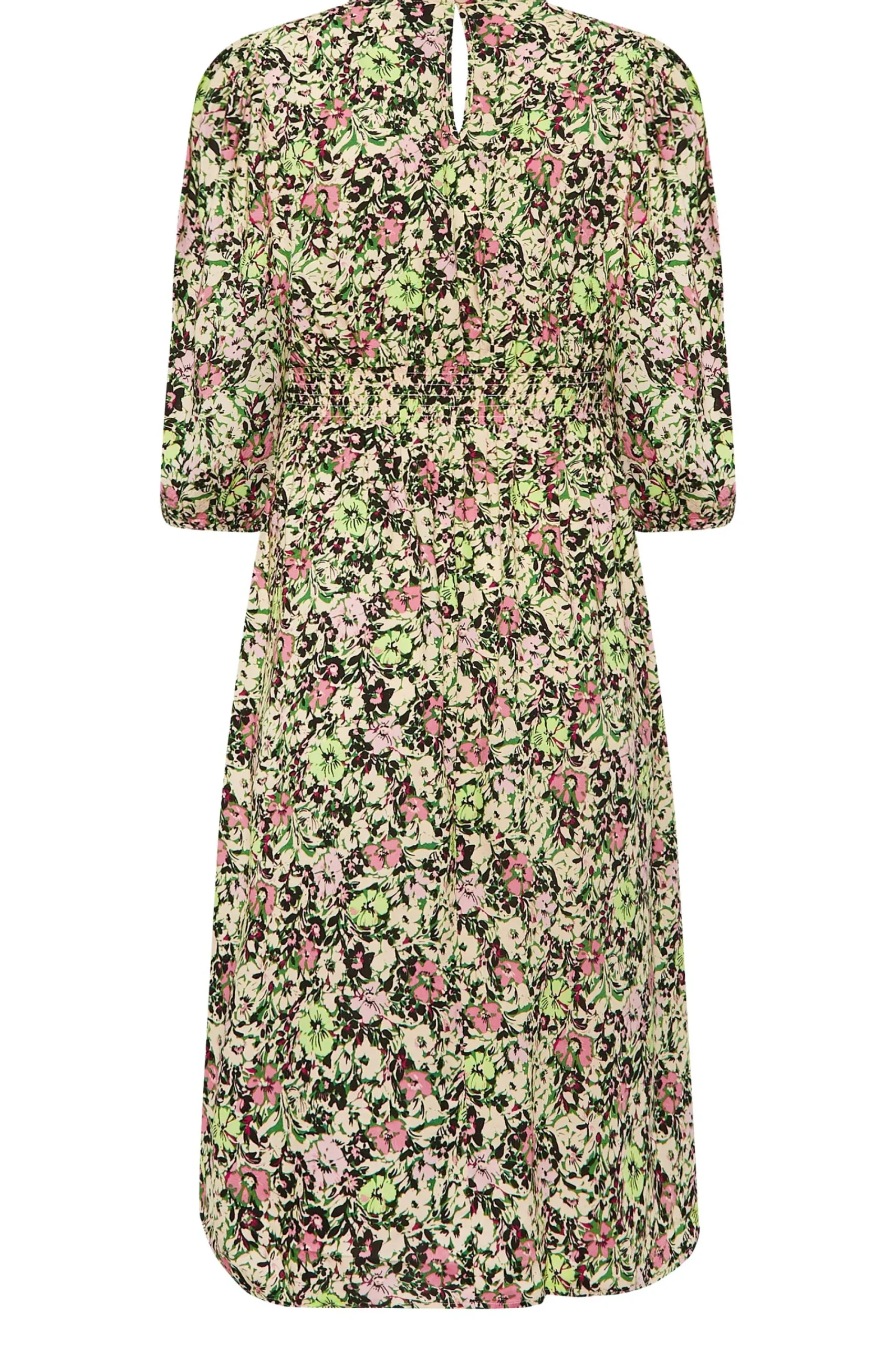 M&Co Womens Green Floral Print Midi Dress>Women Wedding Guest Dresses