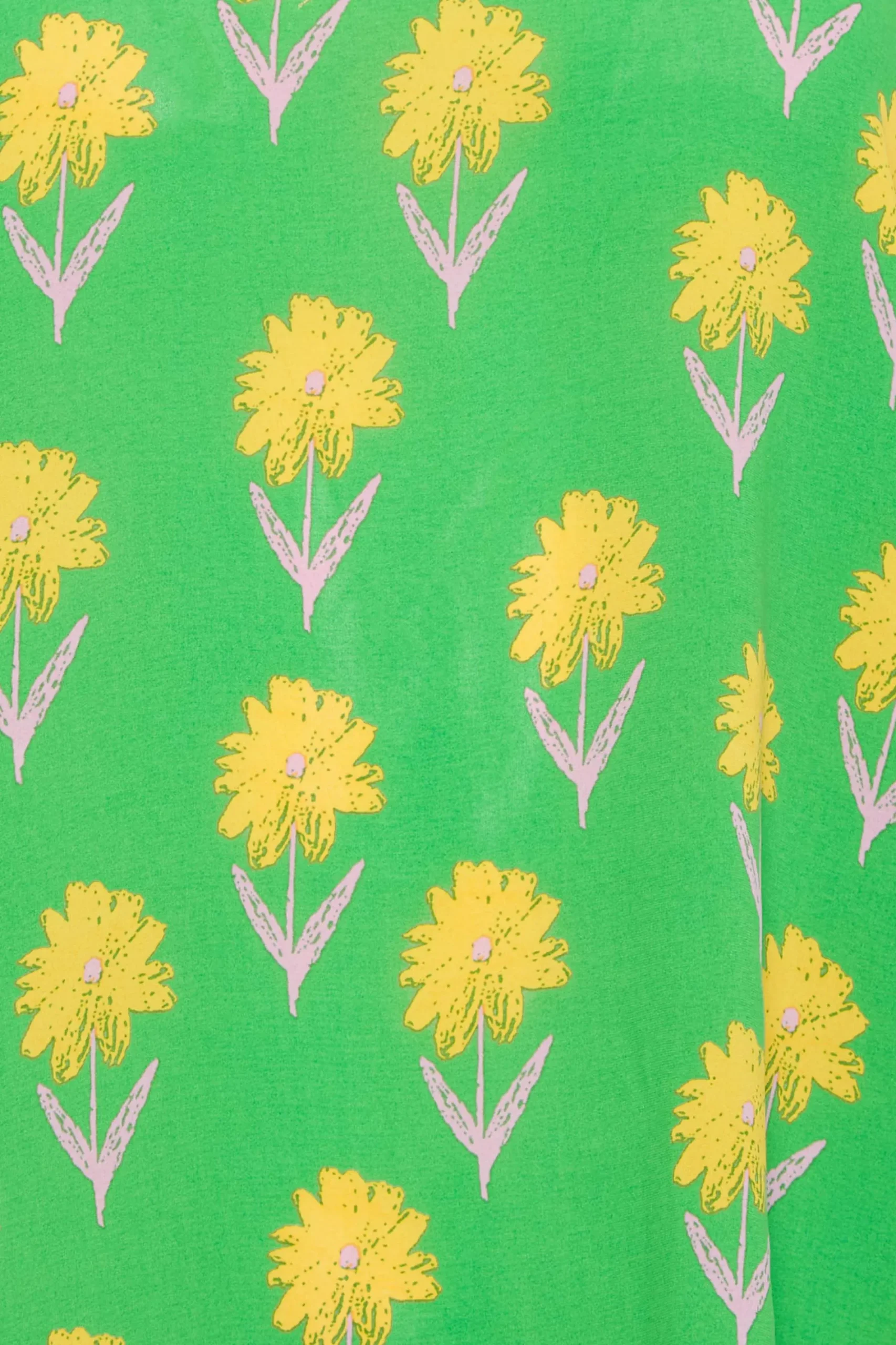 M&Co Womens Green Floral Print Long Sleeve Blouse>Women Shirts