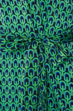 M&Co Womens Green Geometric Print Tunic Dress><noscript><img width=