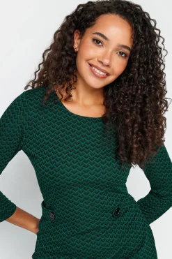 M&Co Womens Green Jacquard Shift Dress><noscript><img width=