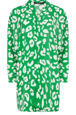 M&Co Womens Green Leopard Print Blouse><noscript><img width=