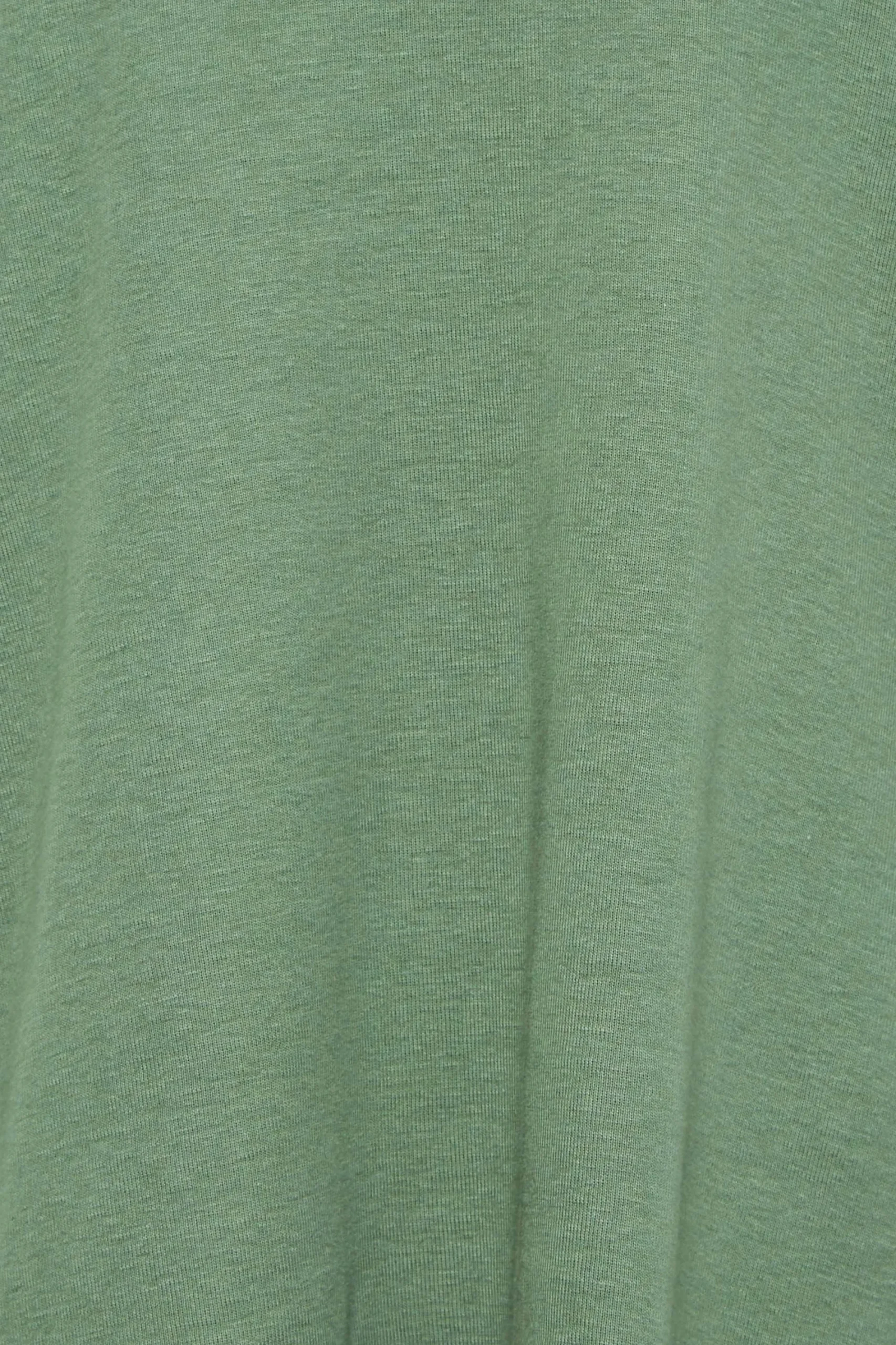 M&Co Womens Green Long Sleeve Cotton Blend Top>Women T-Shirts