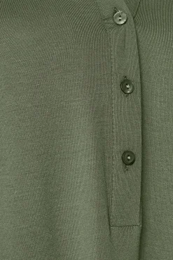 M&Co Womens Green Placket Jersey Shirt><noscript><img width=