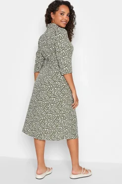 M&Co Womens Green Spot Print Shirt Dress><noscript><img width=