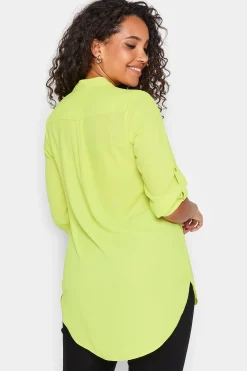 M&Co Womens Green Tab Sleeve Blouse><noscript><img width=