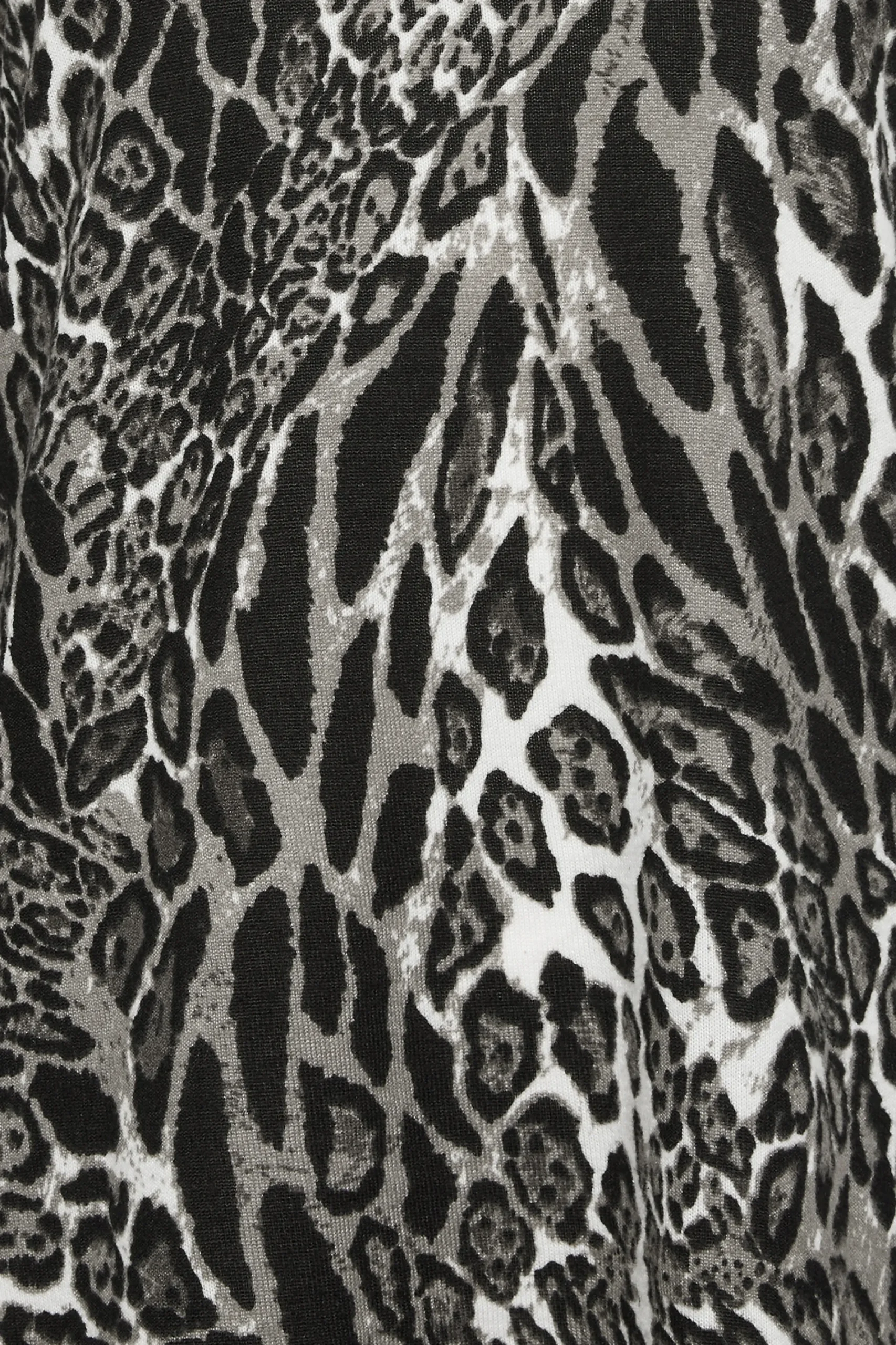 M&Co Womens Grey Animal Print Jumper>Women Long Sleeve Tops