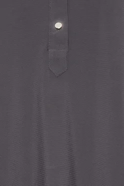 M&Co Womens Grey Half Placket Jersey Shirt><noscript><img width=