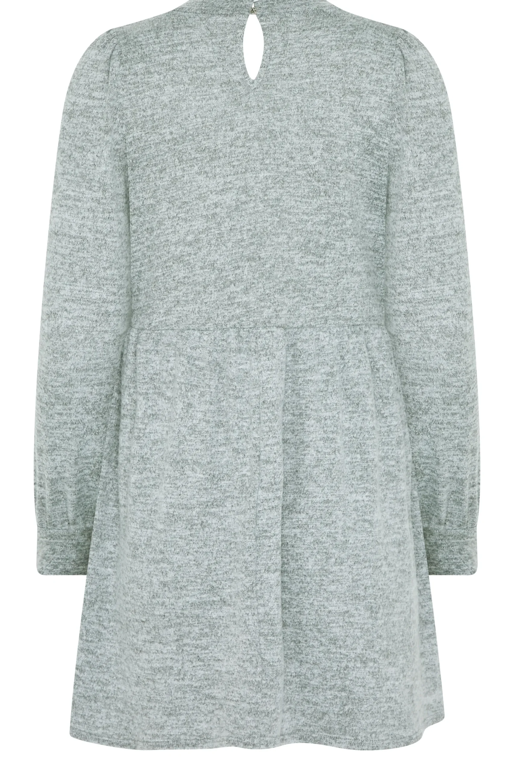 M&Co Womens Grey Soft Touch Smock Top>Women Long Sleeve Tops