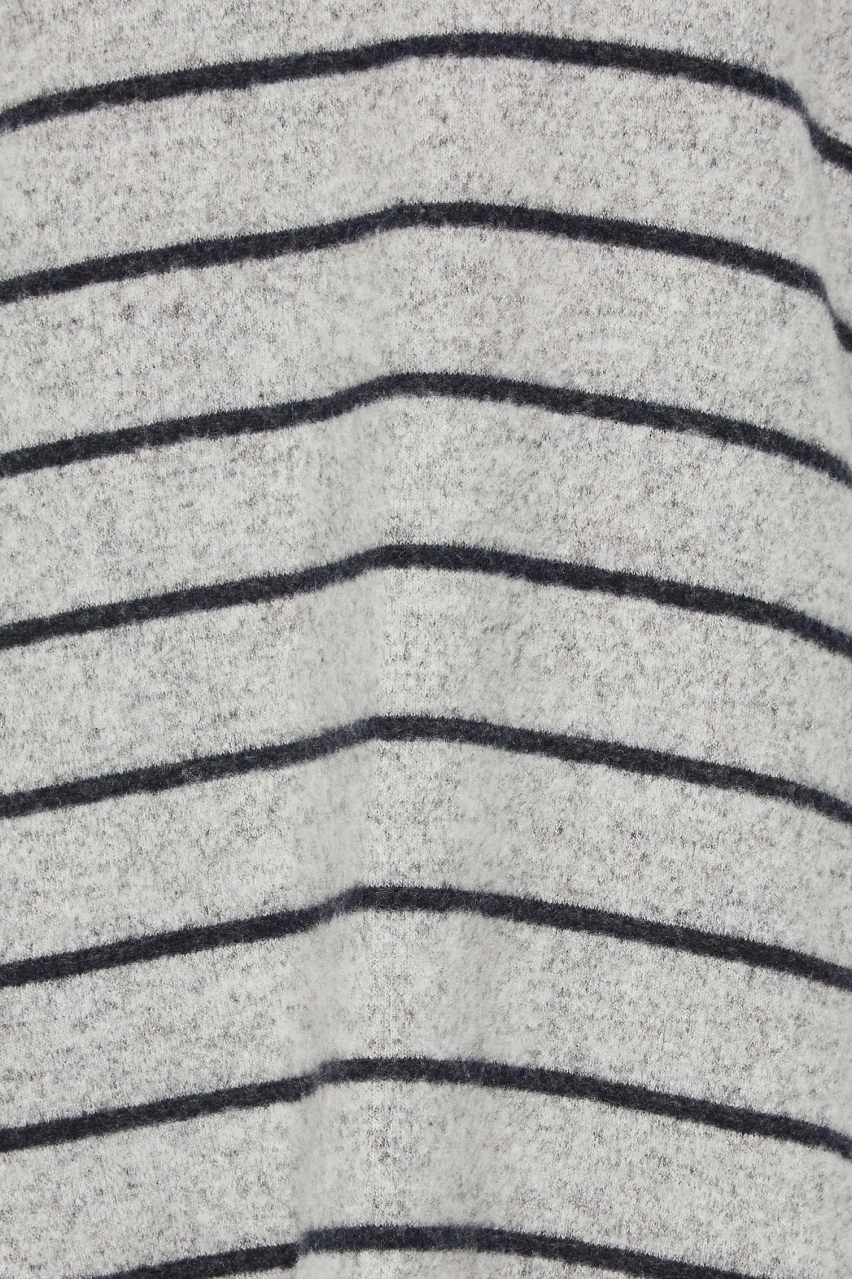 M&Co Womens Grey Stripe Jumper>Women Long Sleeve Tops
