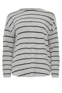 M&Co Womens Grey Stripe Jumper><noscript><img width=
