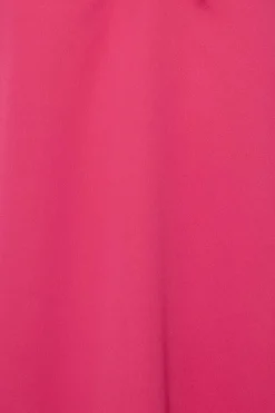 M&Co Womens Hot Pink V-Neck Collared Blouse><noscript><img width=