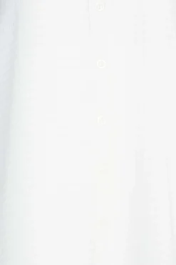 M&Co Womens Ivory White Dobby Check Tab Sleeve Shirt><noscript><img width=