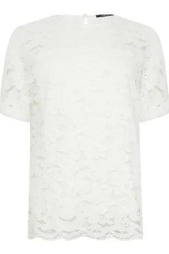 M&Co Womens Ivory White Lace Blouse><noscript><img width=