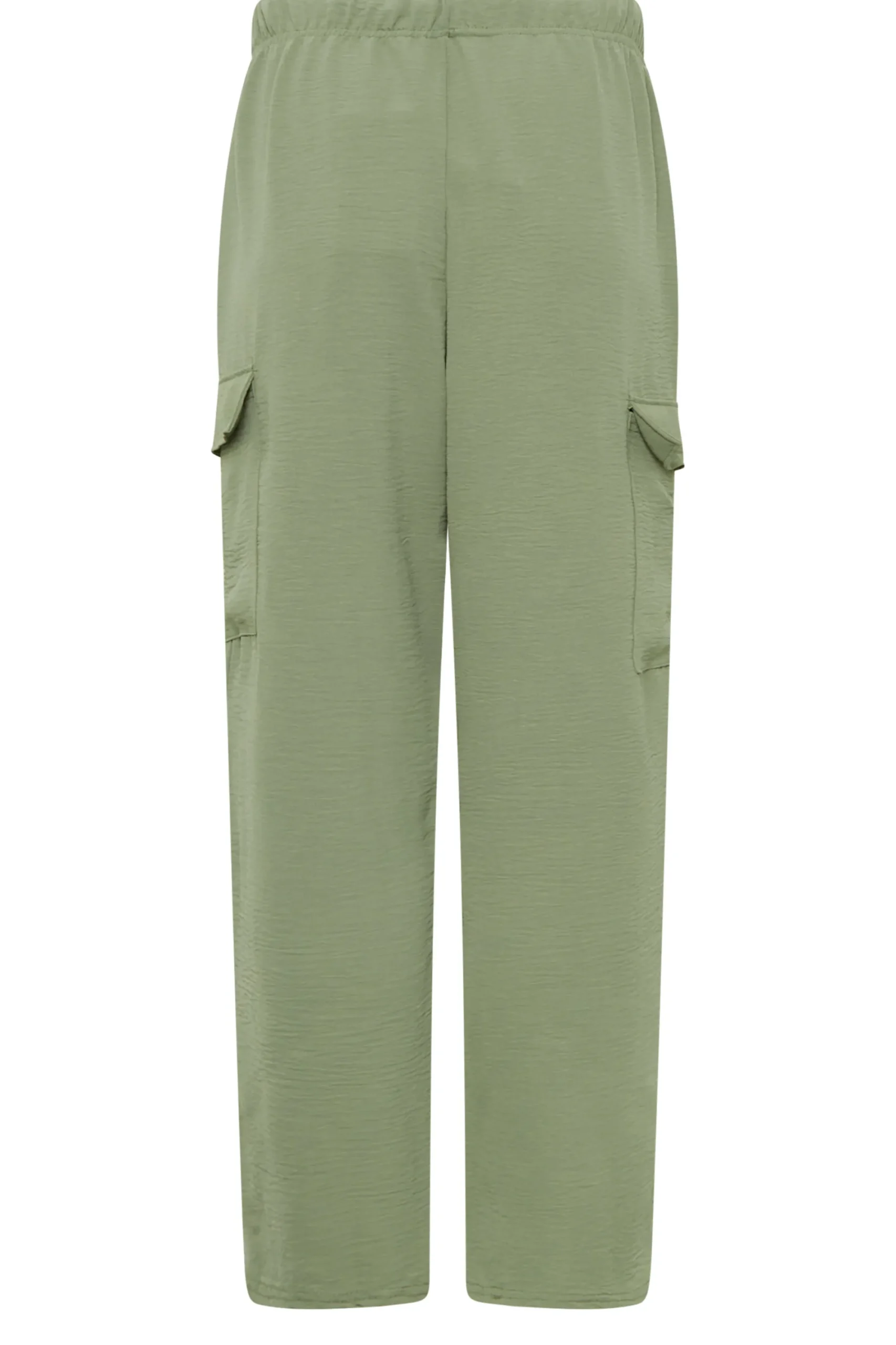 M&Co Womens Khaki Green Cargo Slim Leg Trousers>Women Trousers