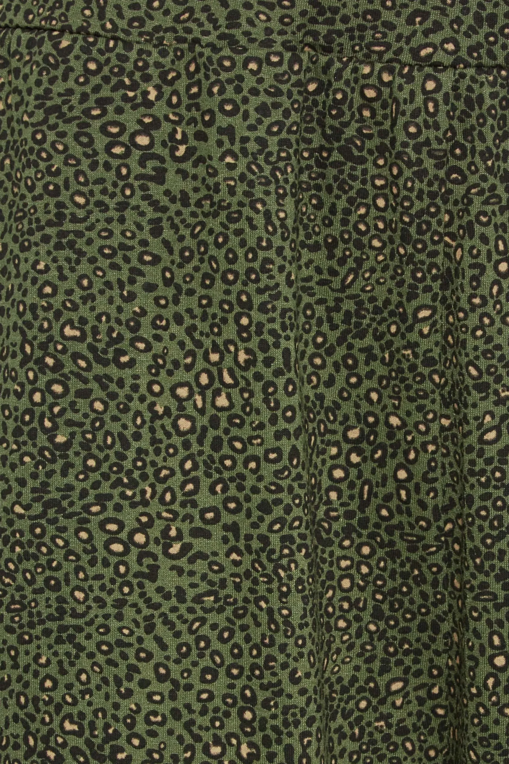 M&Co Womens Khaki Green Animal Print Harem Trousers>Women Trousers