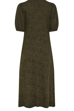 M&Co Womens Khaki Green Animal Markings Keyhole Maxi Dress><noscript><img width=