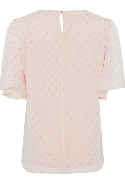 M&Co Womens Light Pink Glitter Blouse><noscript><img width=