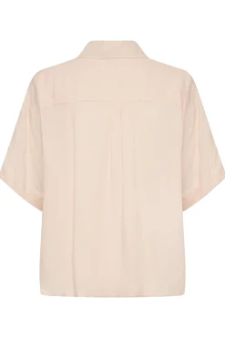 M&Co Womens Light Pink V-Neck Collared Shirt><noscript><img width=