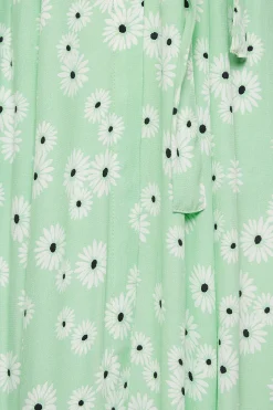 M&Co Womens Mint Green Daisy Print Maxi Shirt Dress><noscript><img width=