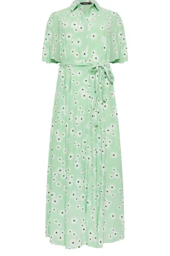 M&Co Womens Mint Green Daisy Print Maxi Shirt Dress><noscript><img width=