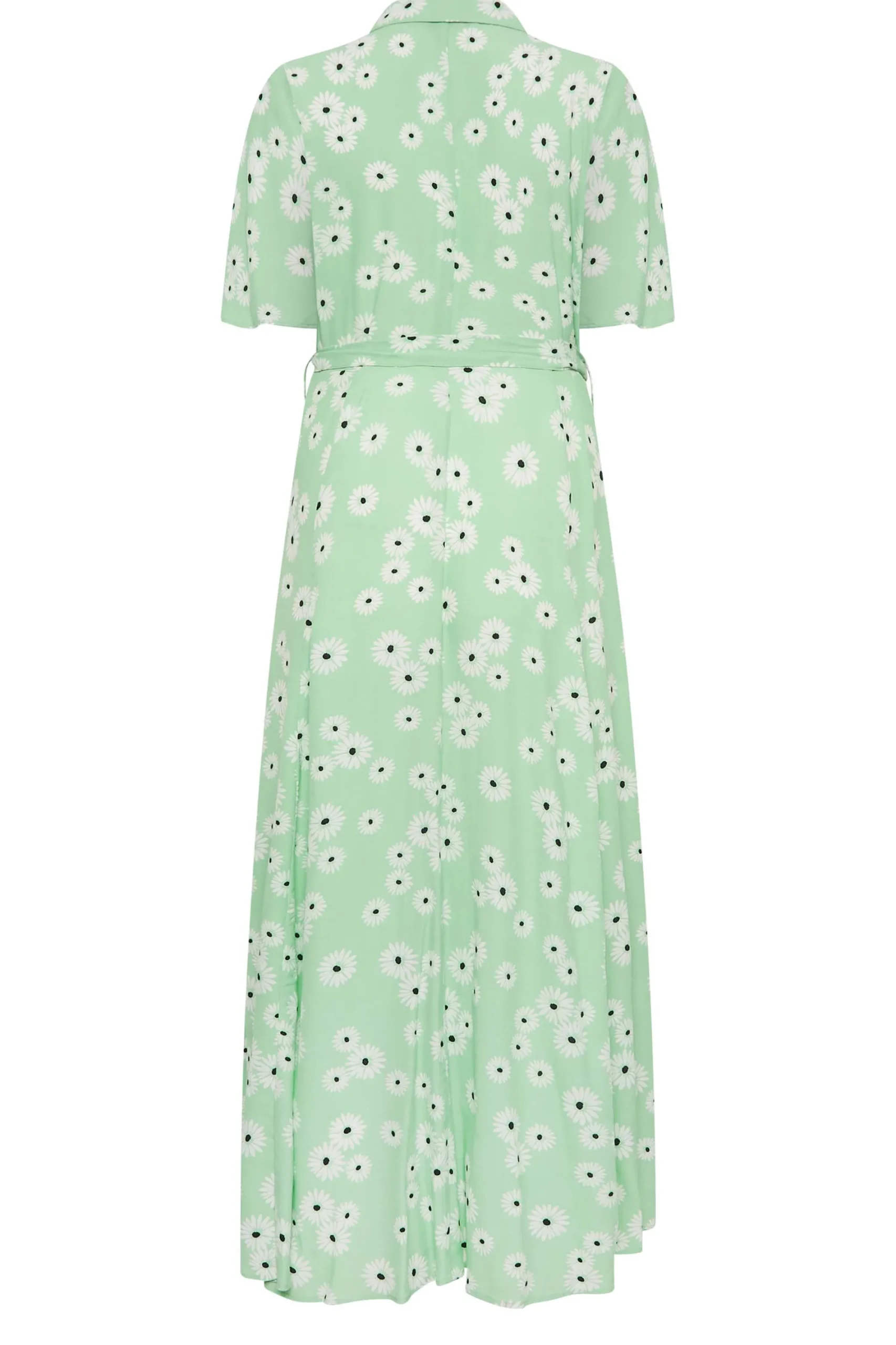 M&Co Womens Mint Green Daisy Print Maxi Shirt Dress>Women Shirt Dresses