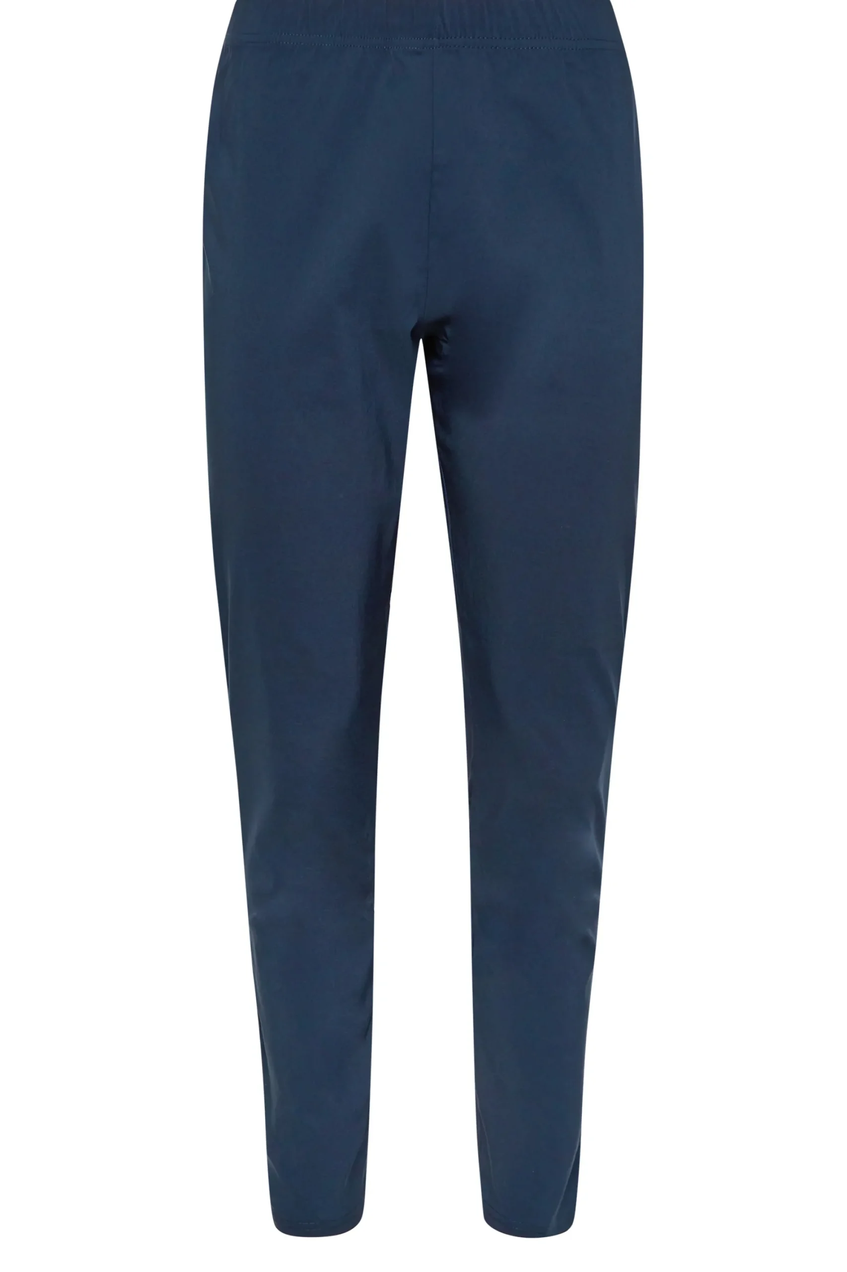 M&Co Womens Navy Blue Stretch Bengaline Trousers>Women Trousers