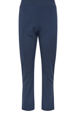 M&Co Womens Navy Blue Stretch Tapered Trousers><noscript><img width=