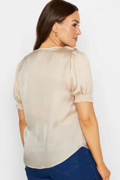 M&Co Womens Nude Frill Front Blouse><noscript><img width=