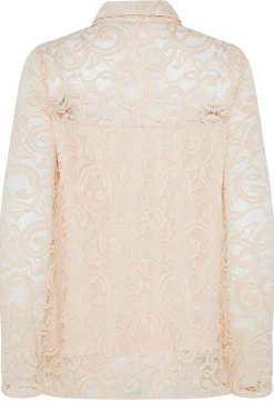 M&Co Womens Nude Pink Lace Shirt><noscript><img width=